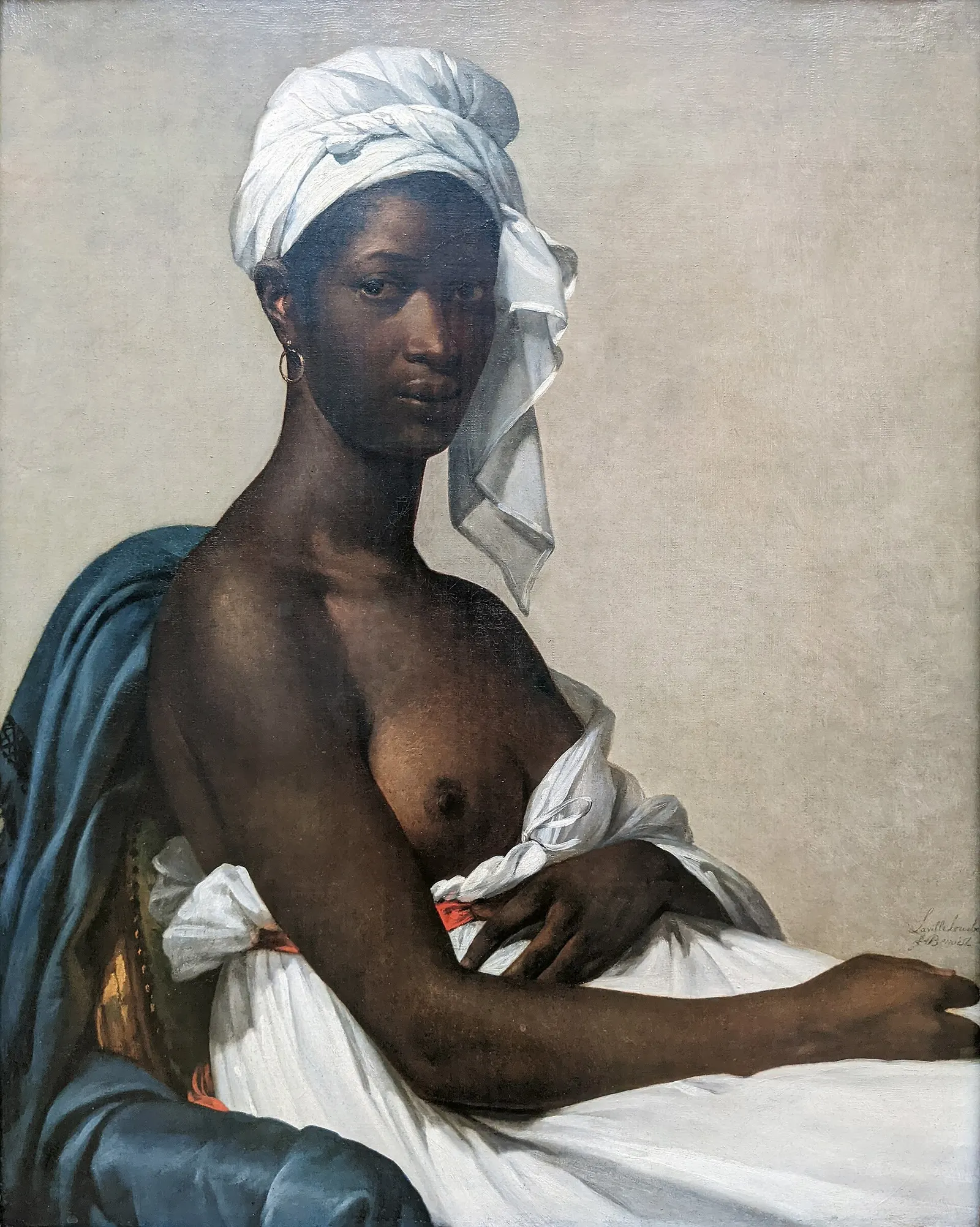 Мари-Гийемин Бенуа. Портрет Мадлен. 1800. Холст, масло, 81 × 65 см. Лувр, Париж