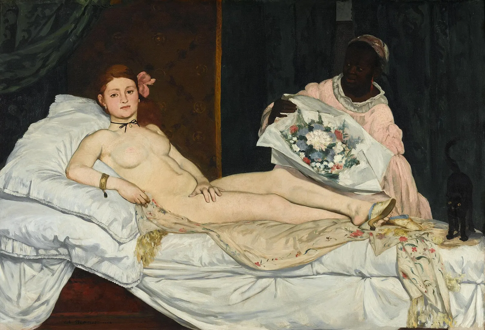 Эдуар Мане. Олимпия. 1863. Музей Орсе, Париж