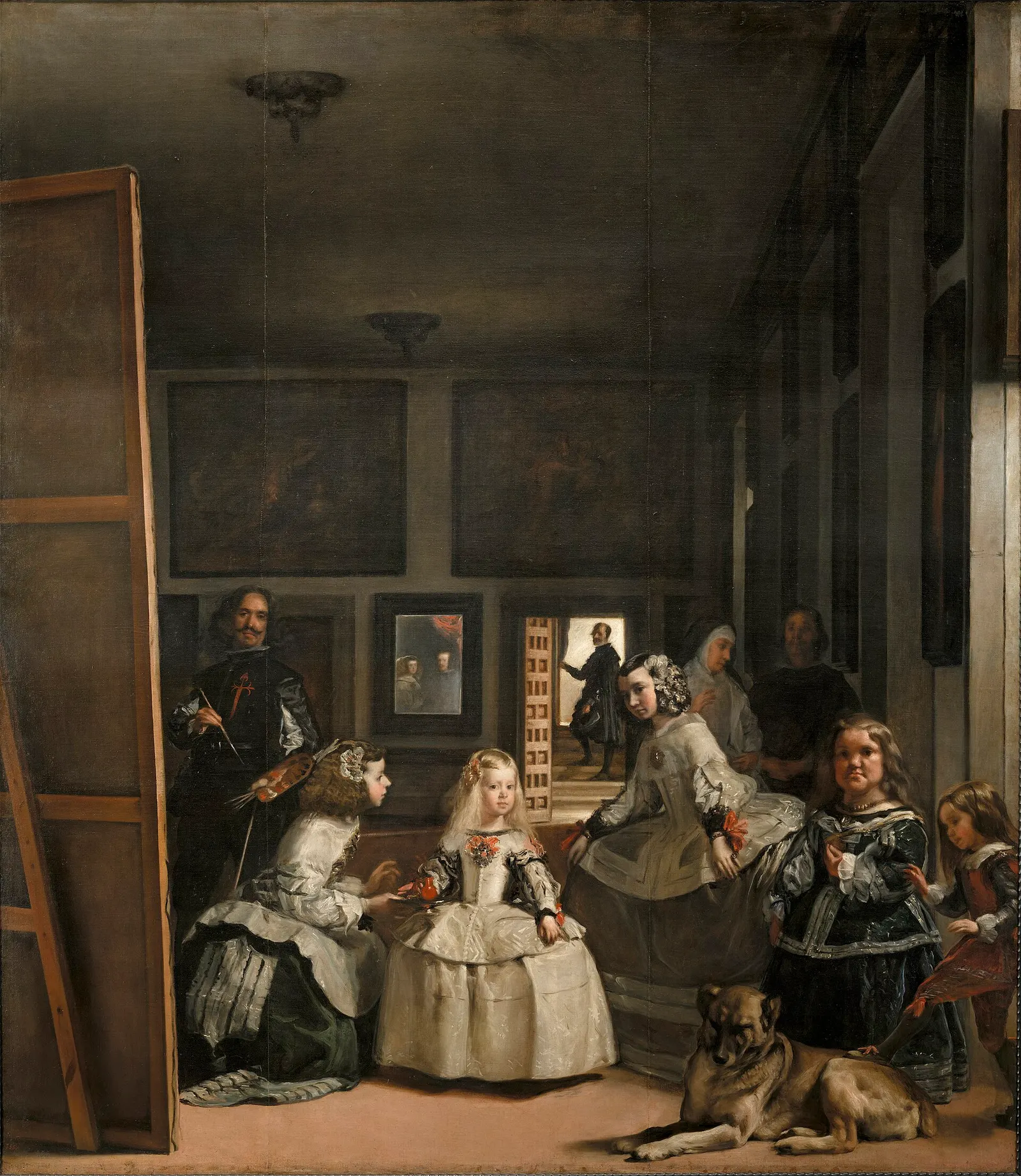 Диего Веласкес. Менины. 1656. Холст, масло, 318 × 276 см. Музей Прадо, Мадрид